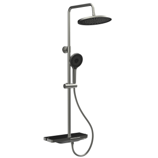 Душевая стойка ENNA, графит брашинг